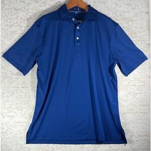 STITCH Golf Men's Blue Polo Shirt Size ML
